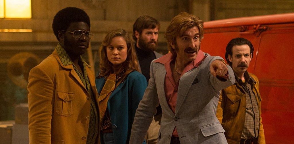 Brie Larson and Armie Hammer in Free Fire