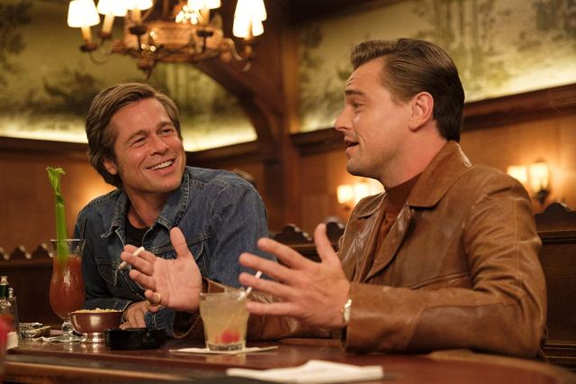 Brad Pitt and Leonardo DiCaprio in Once Upon A Time In Hollywood
