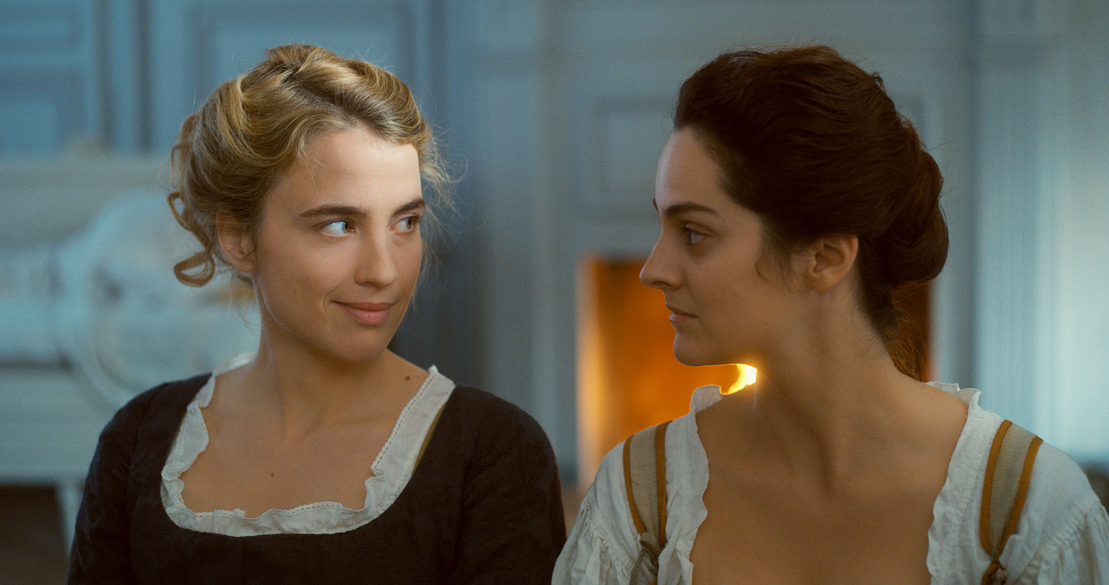 Noémie Merlant and Adèle Haenel in Portrait of a Lady on Fire