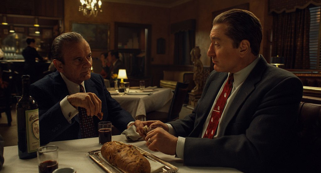 Joe Pesci and Al Pacino in The Irishman