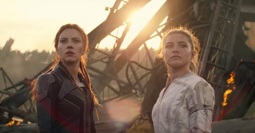 Scarlett Johansson and Florence Pugh in Black Widow