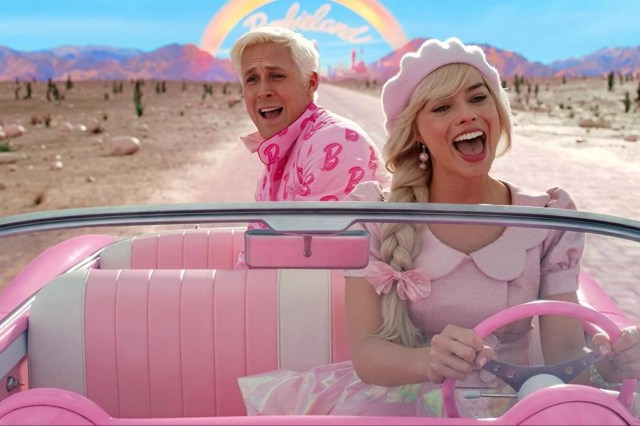 Ryan Gosling and Margot Robbie in Barbie