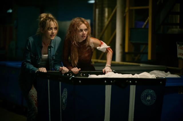 Kathryn Newton and Samara Weaving in Ready or Not 2