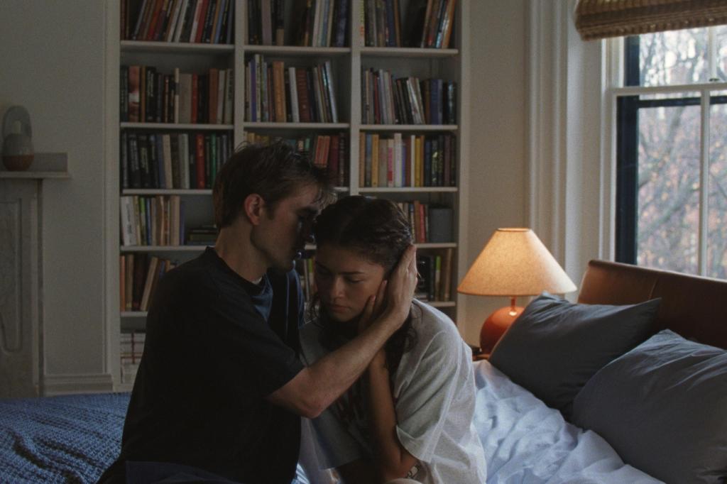 Robert Pattinson and Zendaya in The Drama